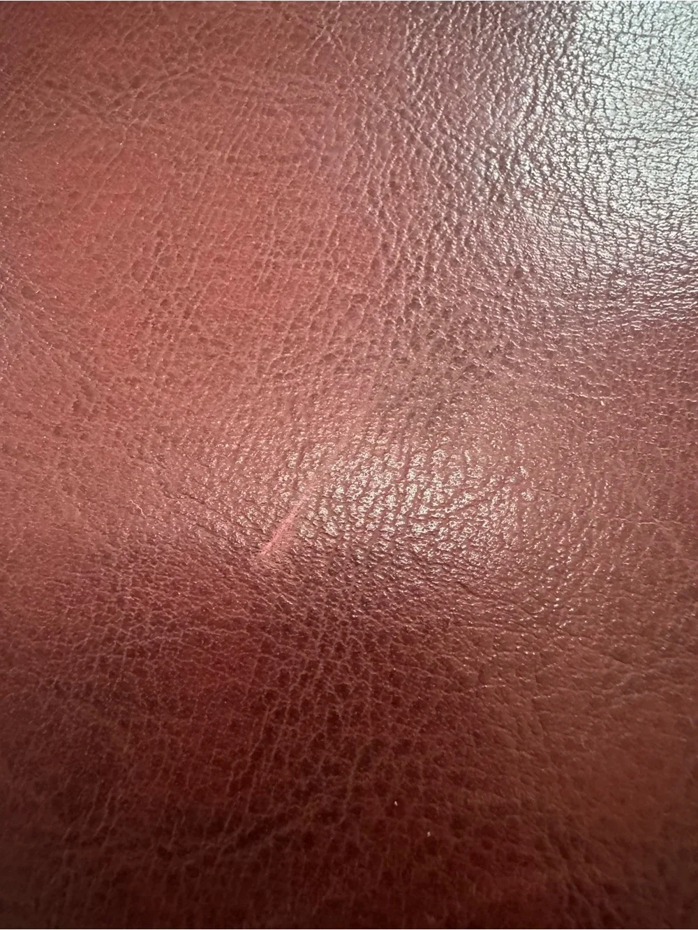 Foray Classic Maroon Faux Leather Briefcase with Top Handles